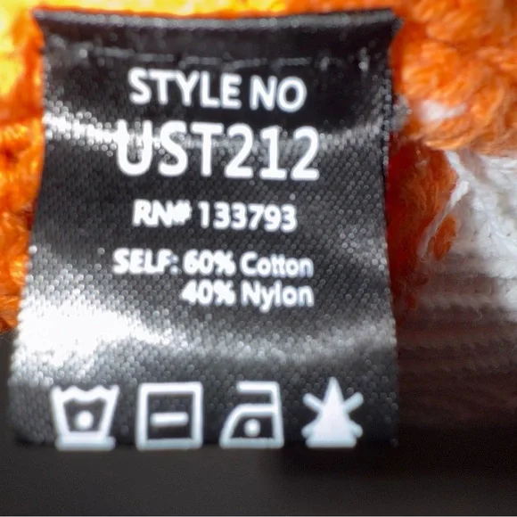 POL Dreamsicle Open Weave Crochet Peace Sign Sweater Size Small - Picture 10 of 14